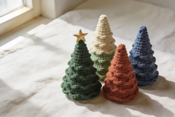 14 Crochet Christmas Tree Patterns, Mini to Mantel