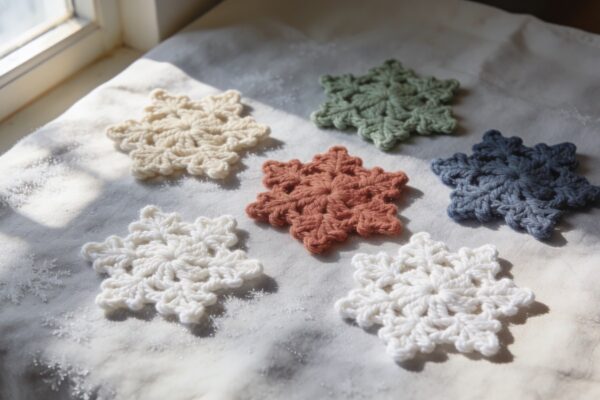 20 Crochet Snowflake Patterns That Stiffen Beautifully