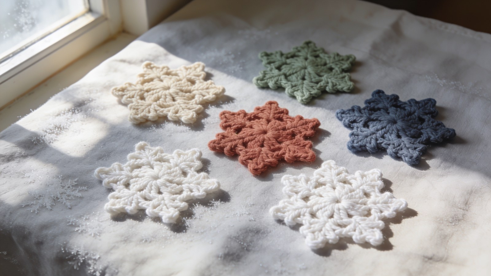 20 Crochet Snowflake Patterns That Stiffen Beautifully