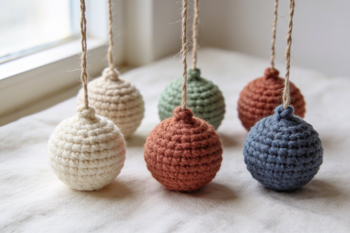 Mini bauble garland