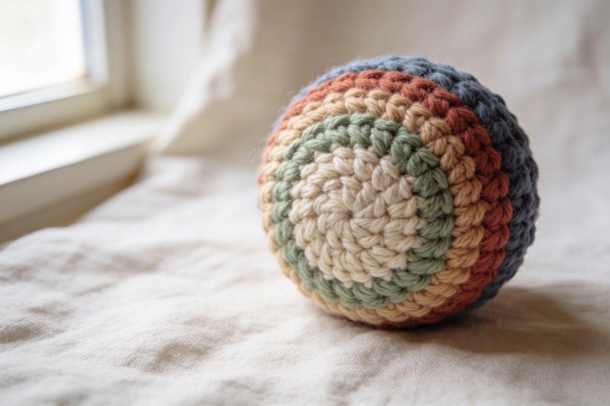 Rainbow scrap ball