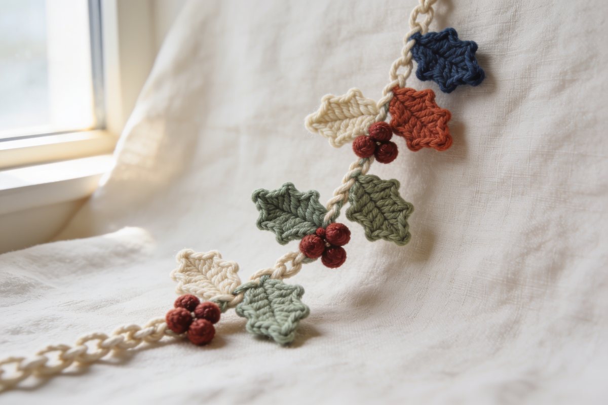 Holly leaf chain