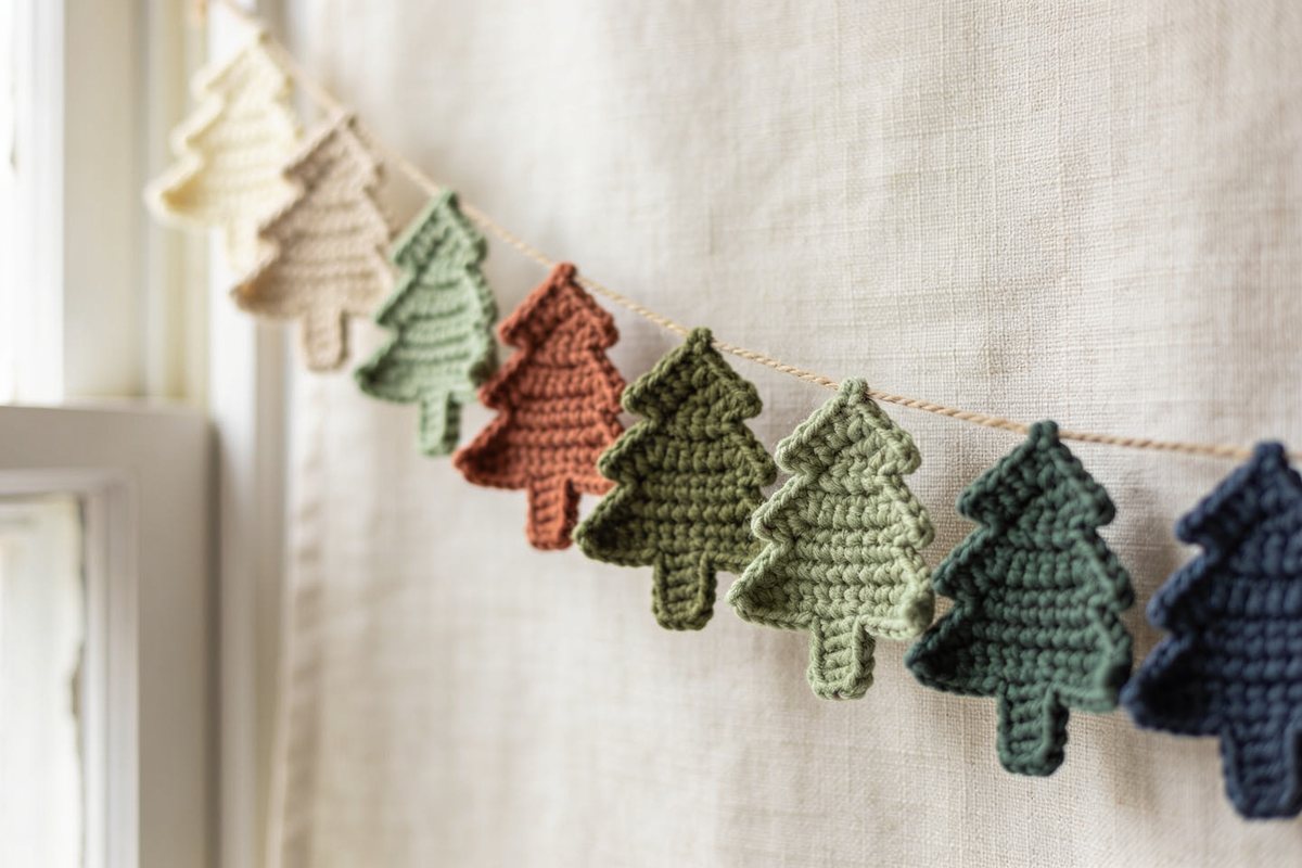 Tiny tree garland