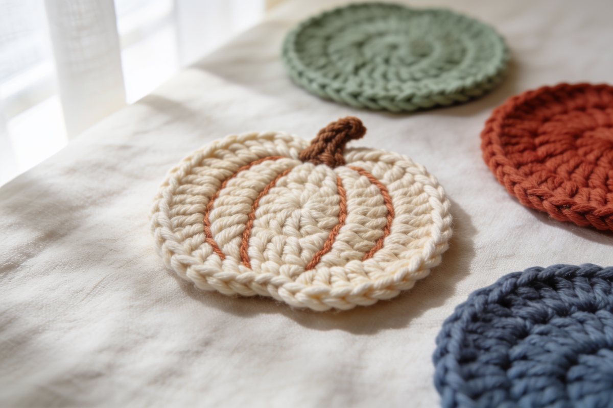 Pumpkin coaster