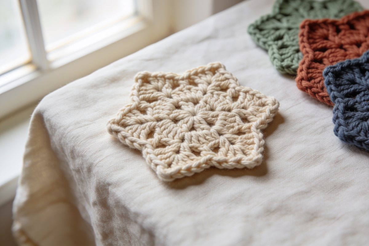 Snowflake coaster