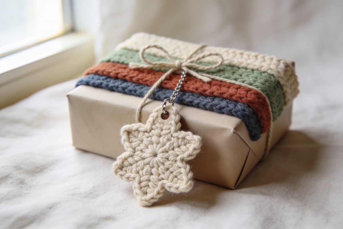 Gift tag flake