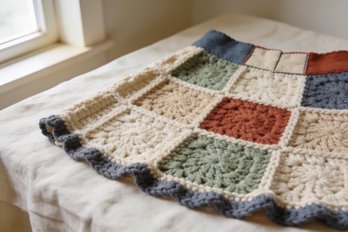 Granny square skirt