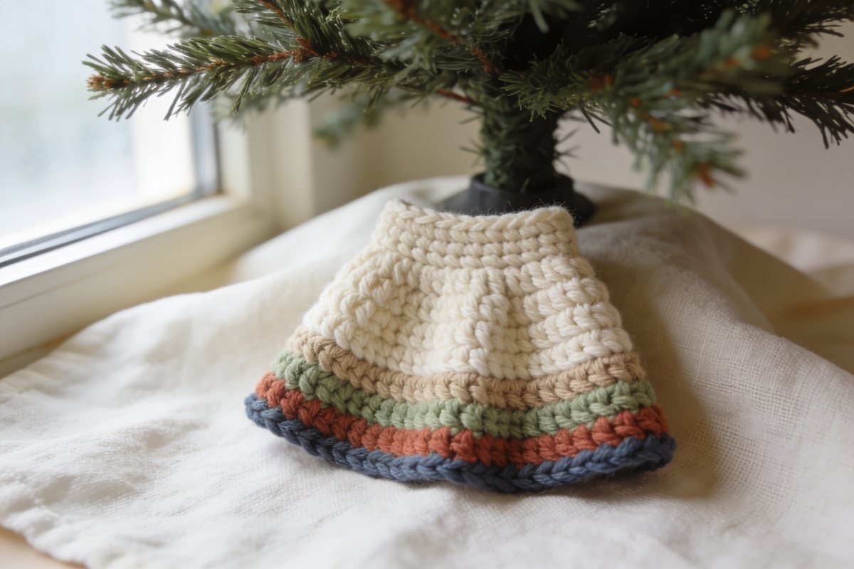 Mini skirt for a tabletop tree