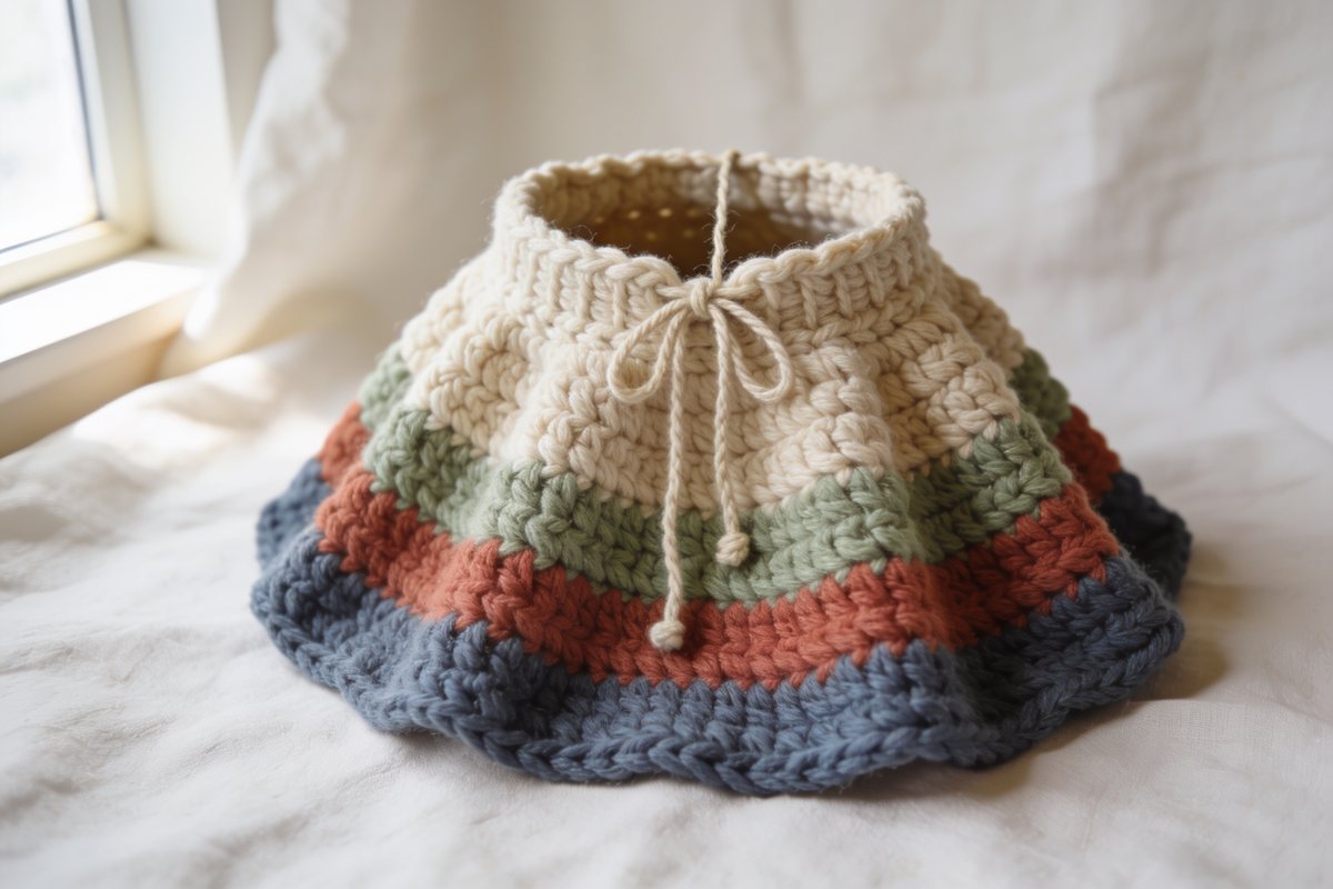 Skirt with a drawstring